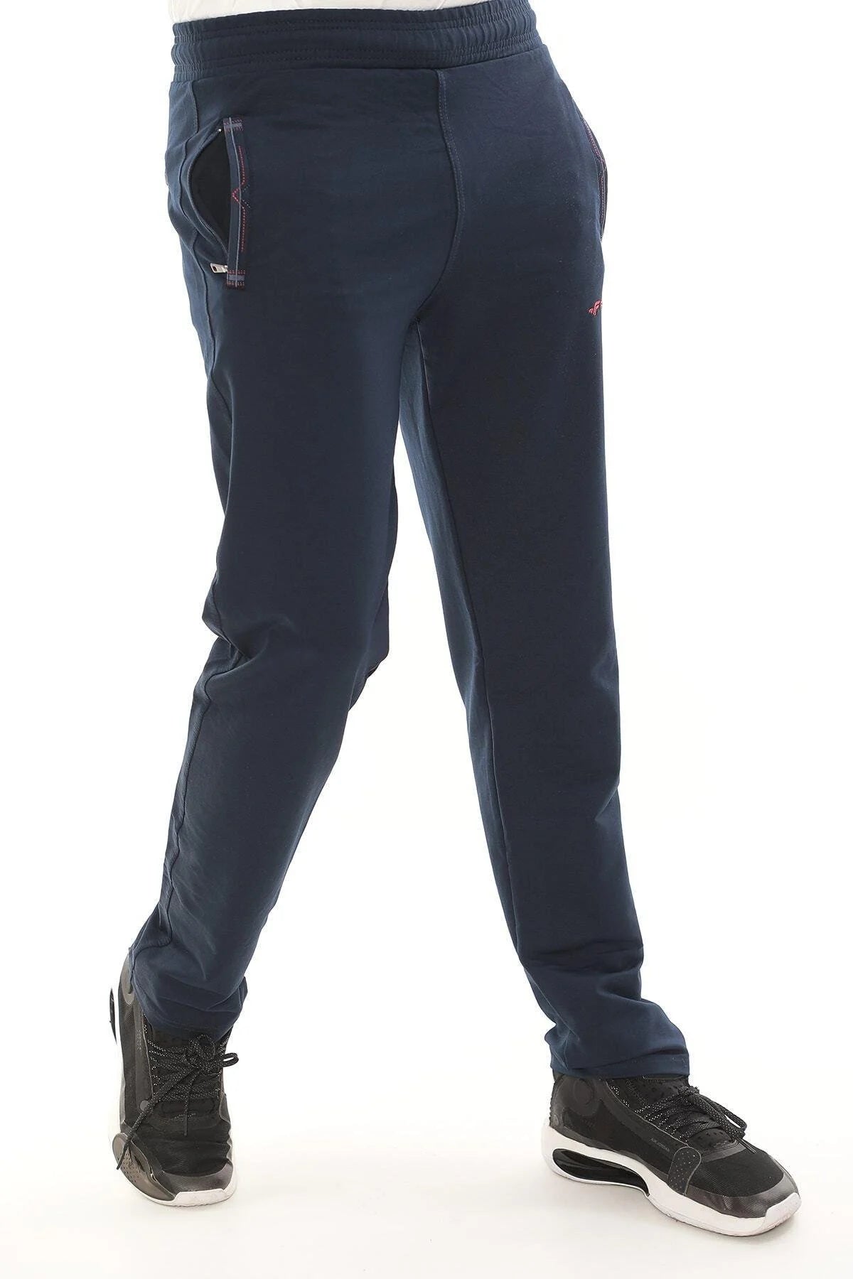 Embroidered Stripe Jogger Pants