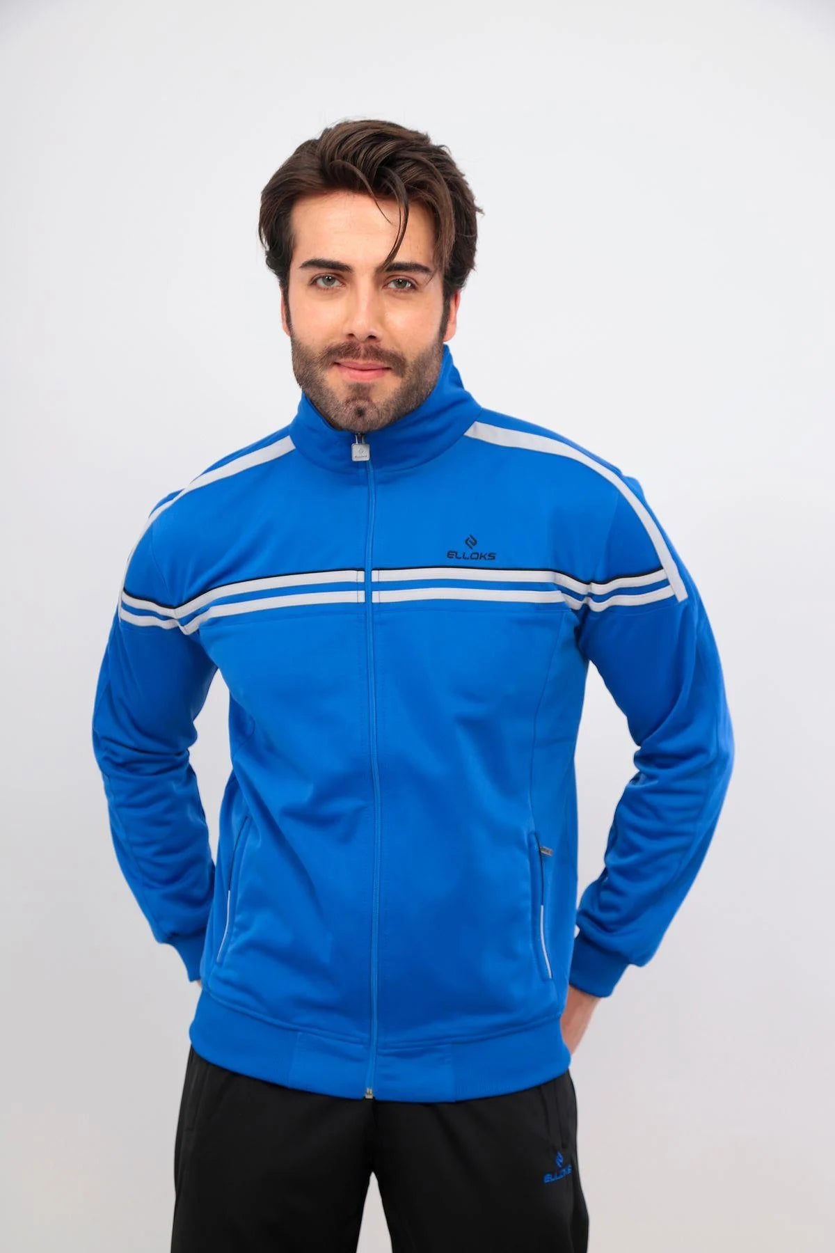 Men’s Striped Raschel Tracksuit