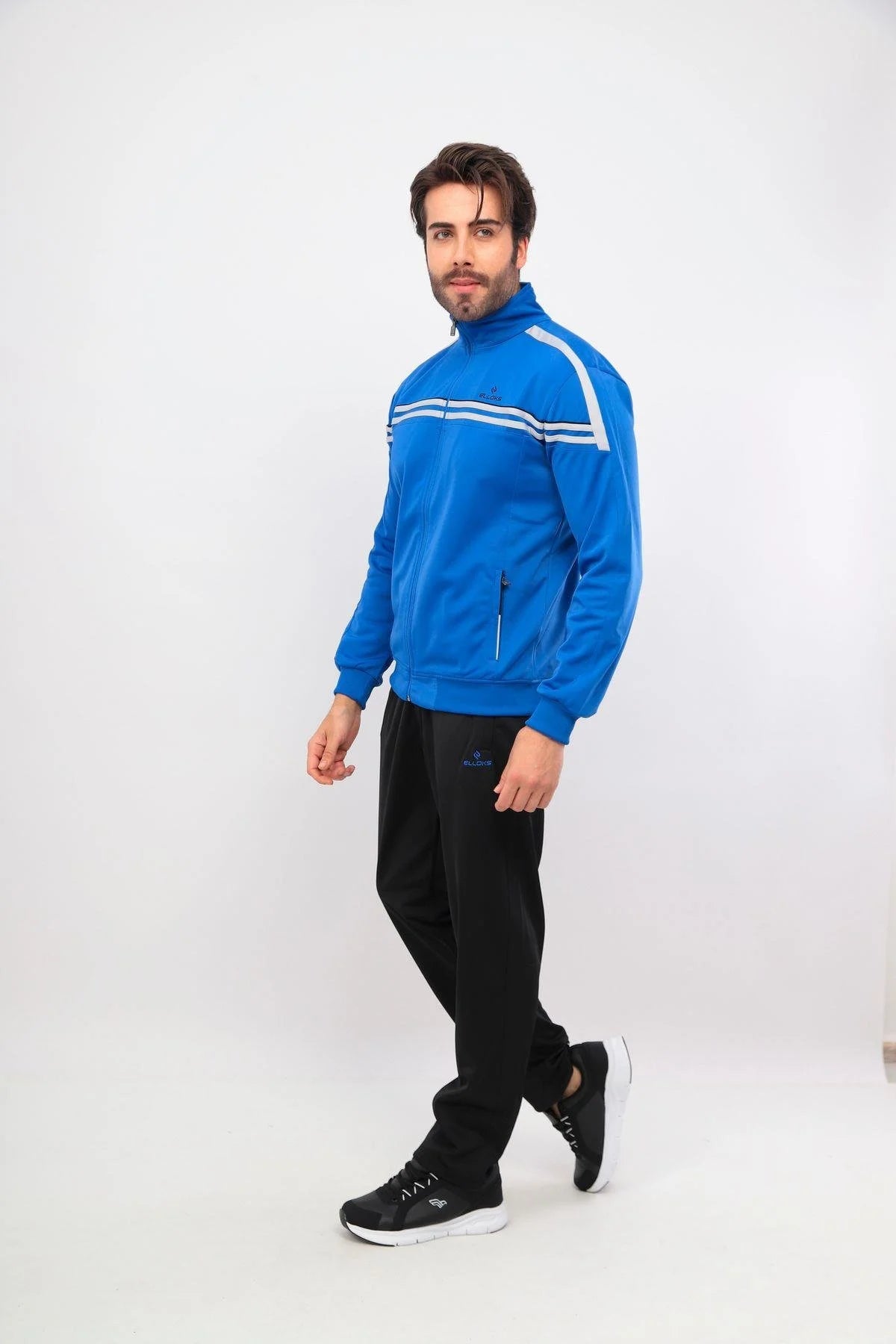 Men’s Striped Raschel Tracksuit
