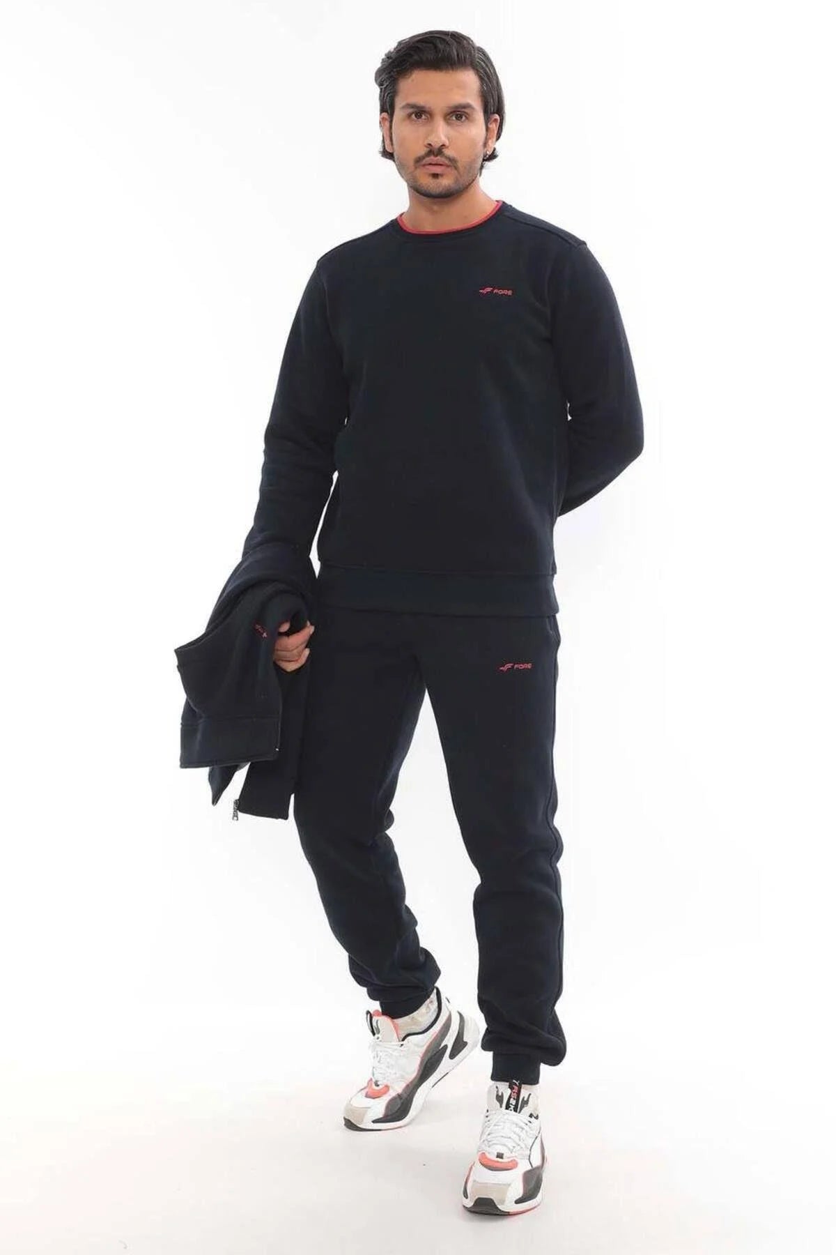 3-Piece Brushed Fleece Sweat Set