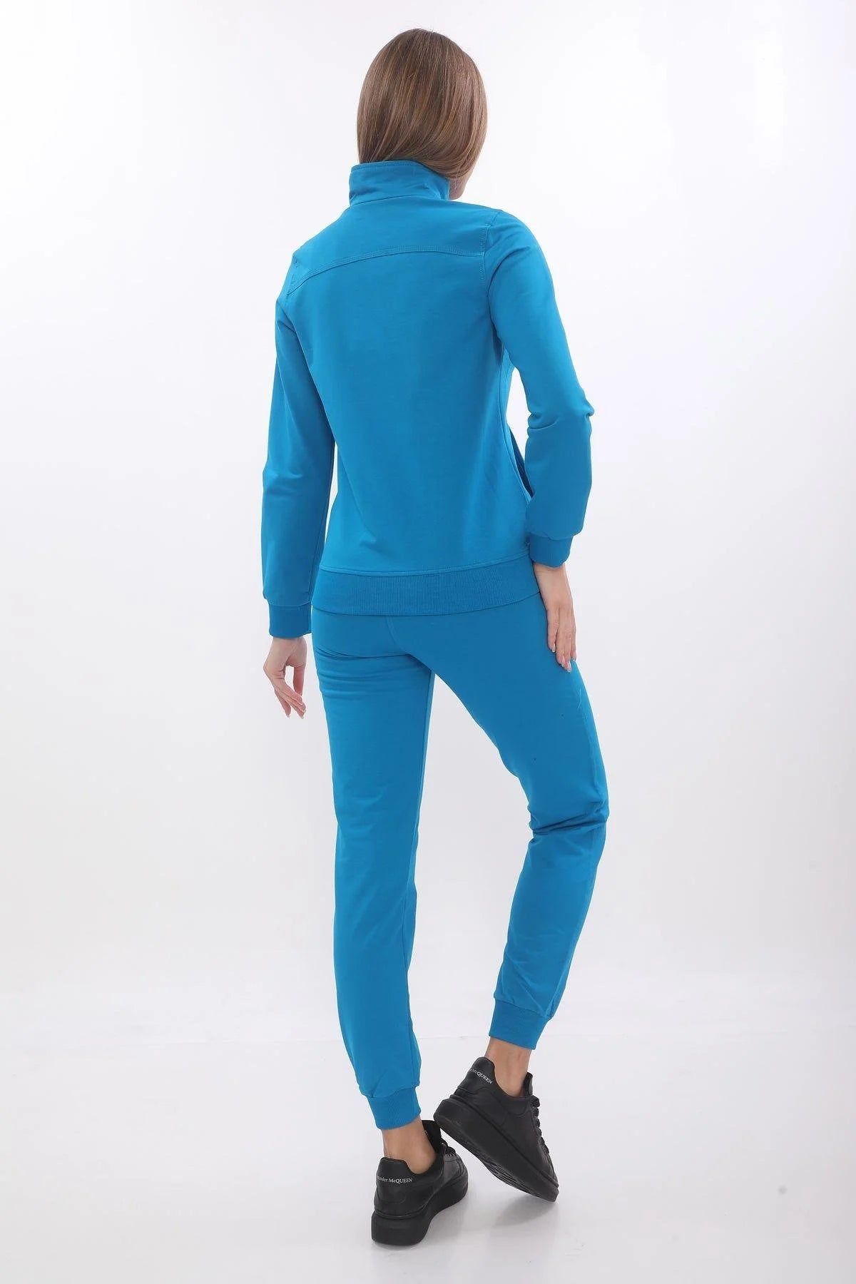 Zip-Up Tracksuit – Hoodless, 2-Thread Fabric