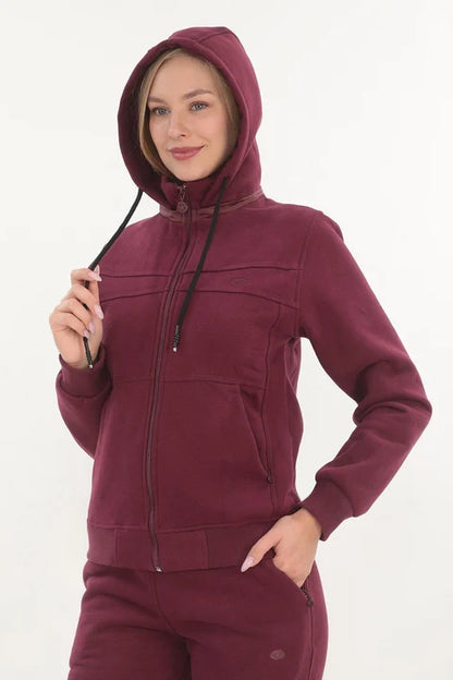 Women’s Zip-Up Hooded Tracksuit