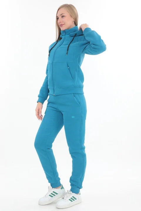 Women’s Zip-Up Hooded Tracksuit