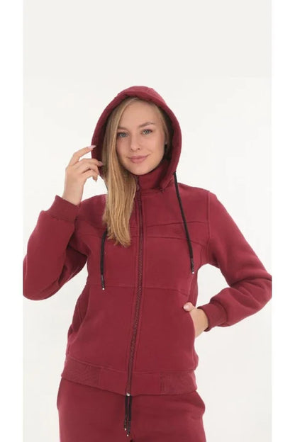 Women’s Zip-Up Hooded Tracksuit