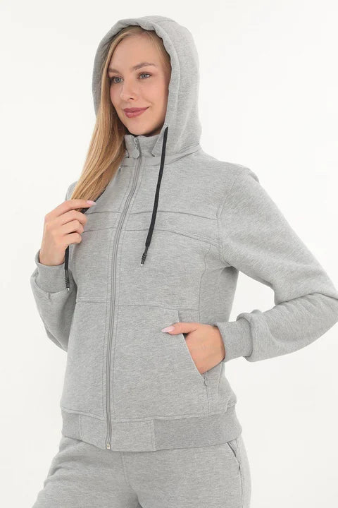 Women’s Zip-Up Hooded Tracksuit