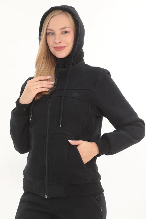 Women’s Zip-Up Hooded Tracksuit